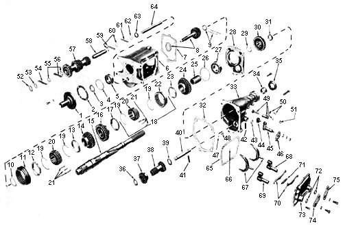 Muncie Exploded Parts Diagram